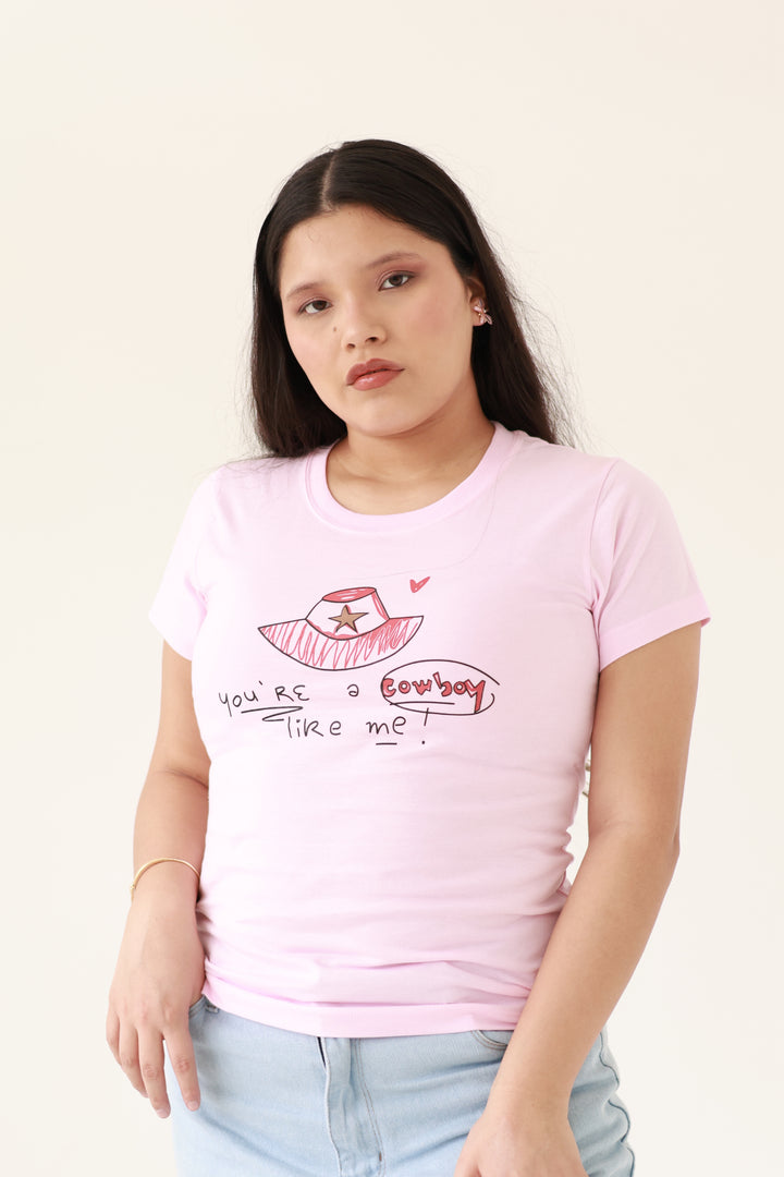 Camiseta "cowgirl"